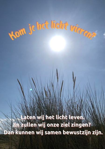 flyer: Kom jij het licht vieren?